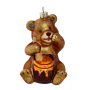 Медвежонок с бочонком меда 11см