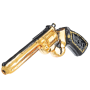 Револьвер золотой 12.5см