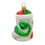 "Игрушка" Змея на валенке зеленая